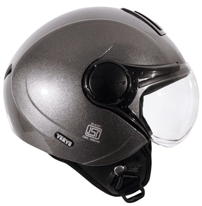 Vega Verve Open Face Anthractive Helmet (ISI Certified)