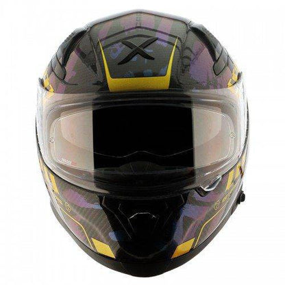Apex Carbon SC Glossy Carbon Neon Yellow Helmet