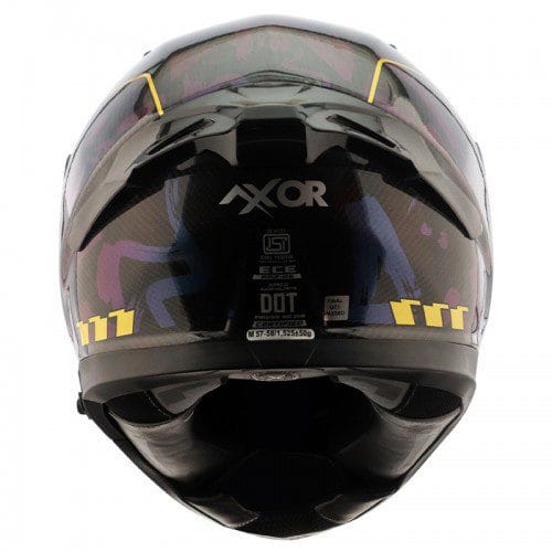 Apex Carbon SC Glossy Carbon Neon Yellow Helmet