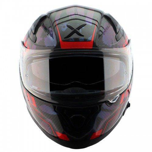 Apex Carbon SC Glossy and Carbon Red Helmet