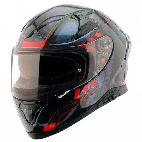 Apex Carbon SC Glossy and Carbon Red Helmet