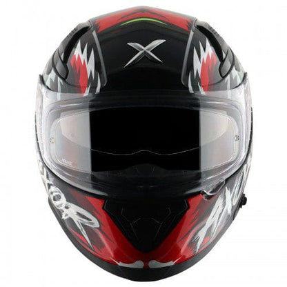 Apex Falcon Mens Helmet Matt Black Red