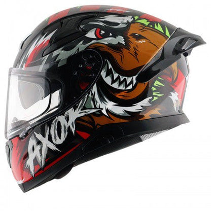Apex Falcon Mens Helmet Matt Black Red