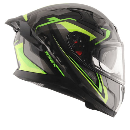 AXOR Apex Roadtrip Helmet Black Neon Yellow
