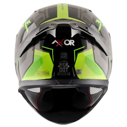 AXOR Apex Roadtrip Helmet Black Neon Yellow