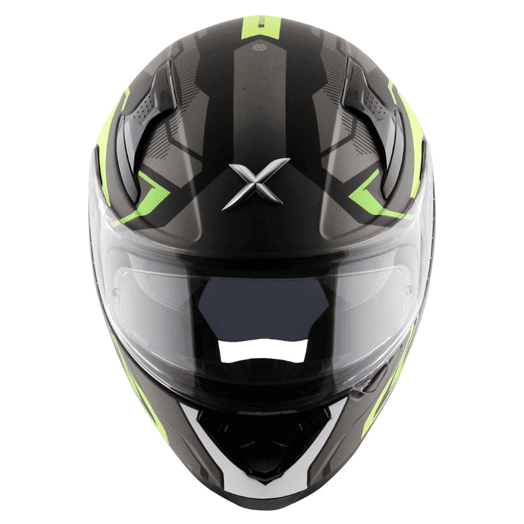 AXOR Apex Roadtrip Helmet Dull Black Neon Yellow