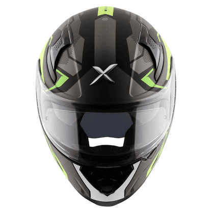 AXOR Apex Roadtrip Helmet Dull Black Neon Yellow