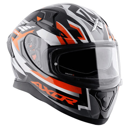 Axor Apex Streak Helmet Black Orange