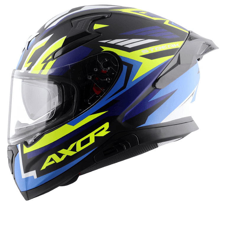 AXOR Apex Streak Helmet Dull Black Blue