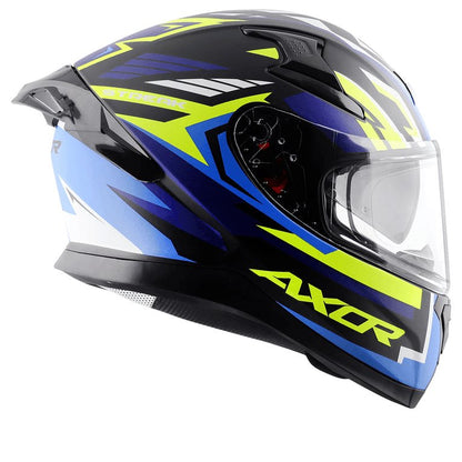 AXOR Apex Streak Helmet Dull Black Blue