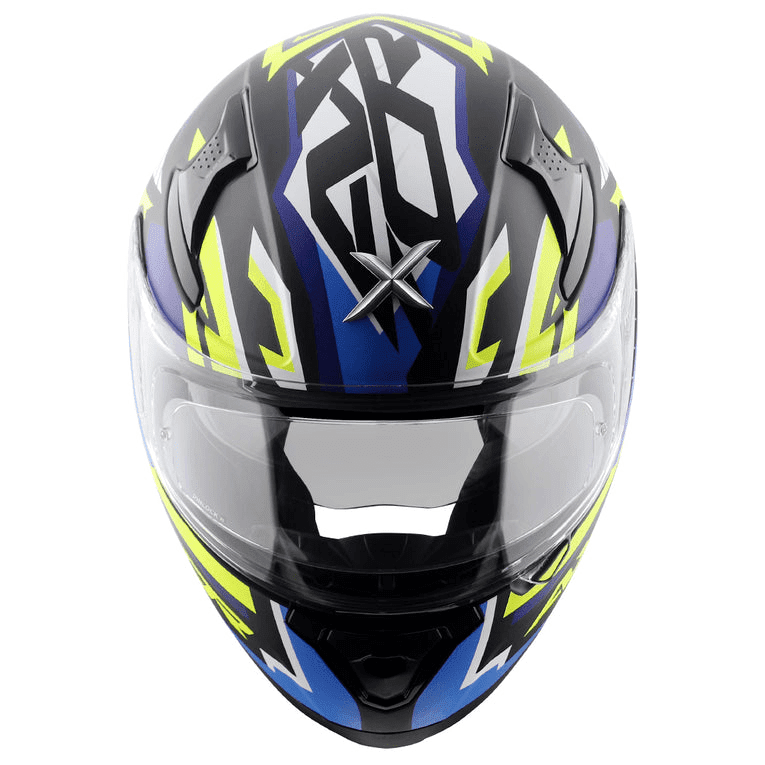 AXOR Apex Streak Helmet Dull Black Blue