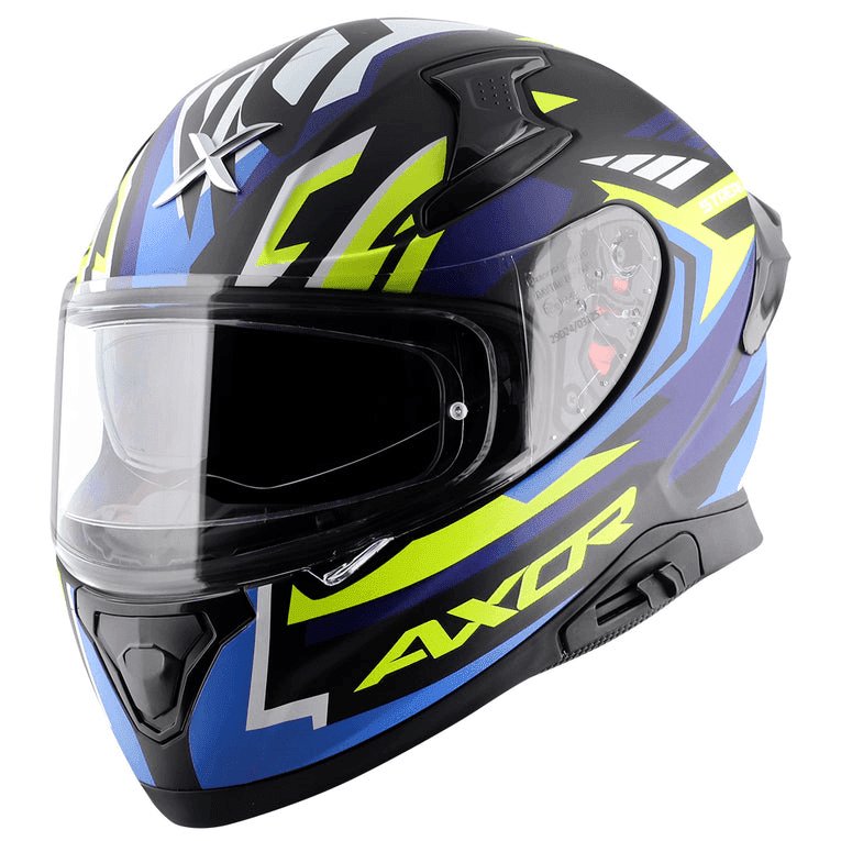 AXOR Apex Streak Helmet Dull Black Blue