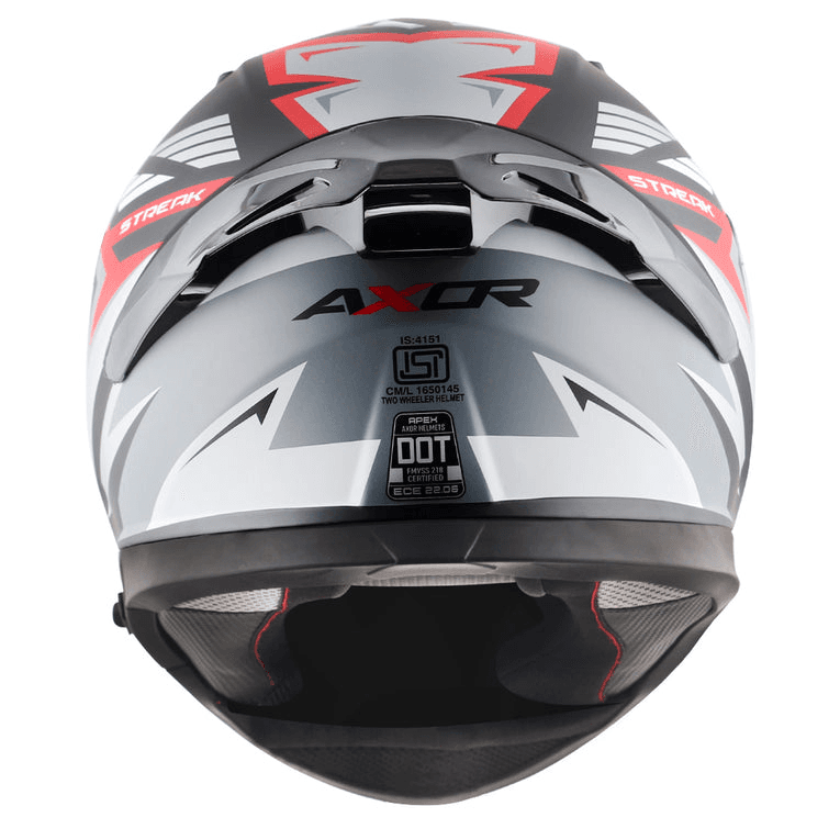 AXOR Apex Streak Helmet Dull Black Red
