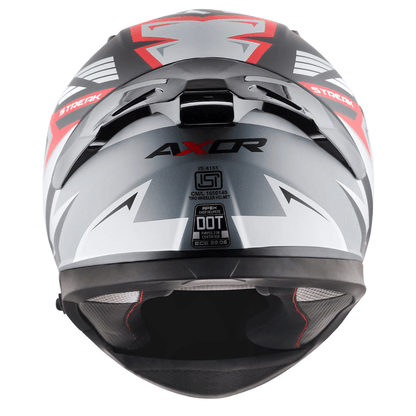 AXOR Apex Streak Helmet Dull Black Red