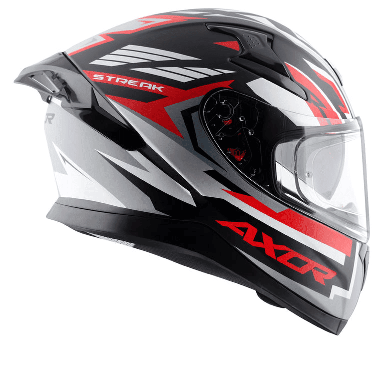 AXOR Apex Streak Helmet Dull Black Red