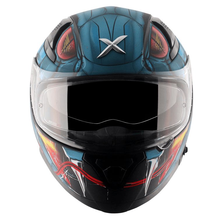 AXOR Apex Venomous Helmet Dull Black Blue