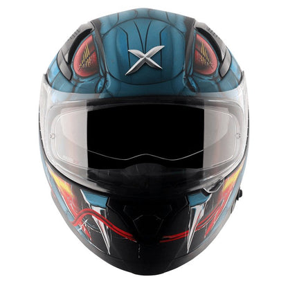 AXOR Apex Venomous Helmet Dull Black Blue