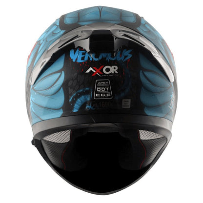 AXOR Apex Venomous Helmet Dull Black Blue