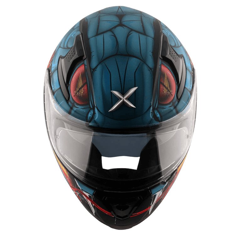AXOR Apex Venomous Helmet Dull Black Blue