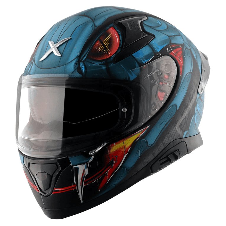 Apex Venomous Helmet Dull Black Blue
