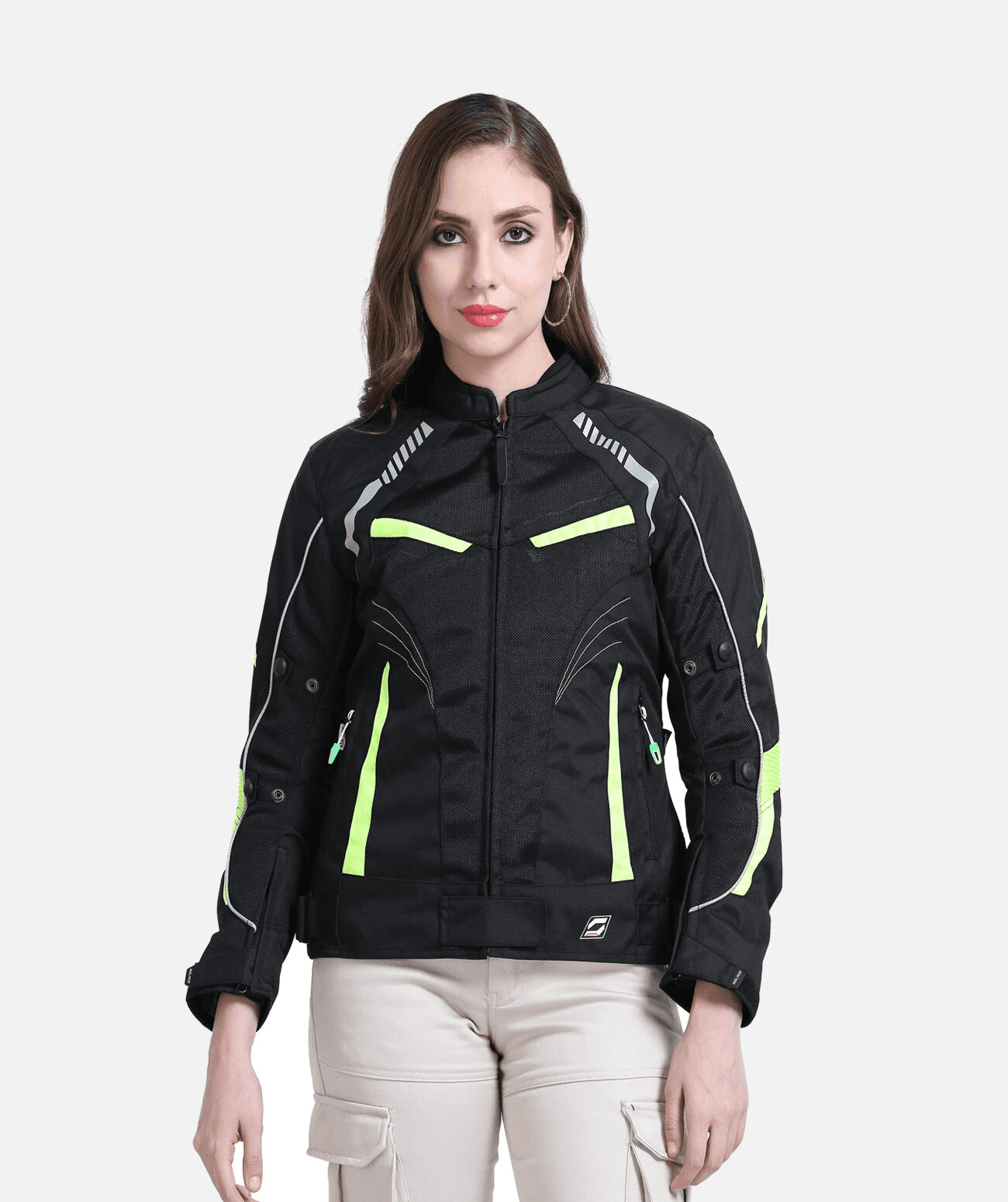 Solace Asmi Ladies Jacket V3.0(Black & Neon)