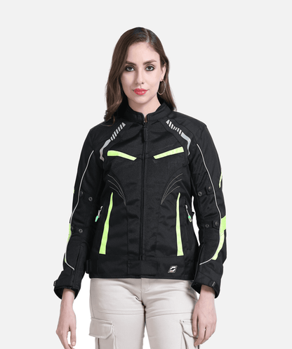 Solace Asmi Ladies Jacket V3.0(Black & Neon)