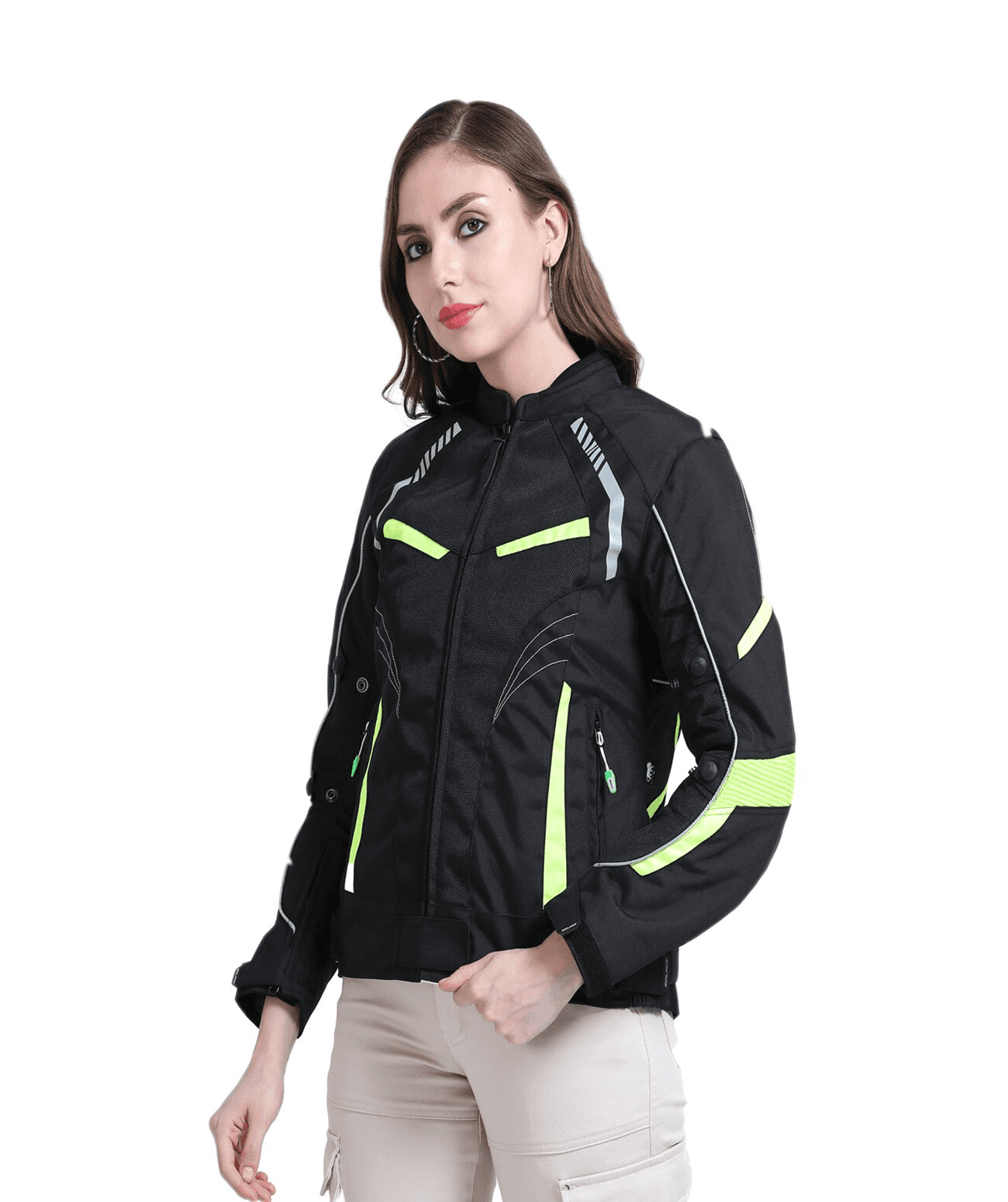 Solace Asmi Ladies Jacket V3.0(Black & Neon)