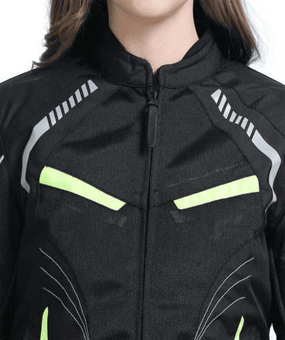 Solace Asmi Ladies Jacket V3.0(Black & Neon)