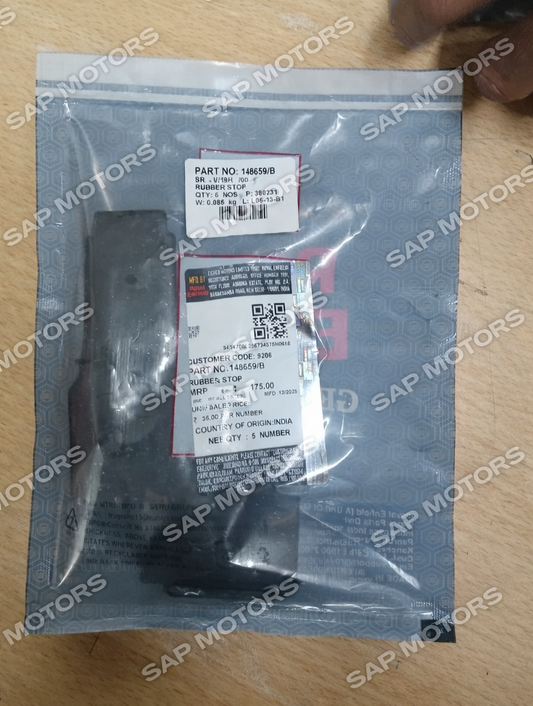 ROYAL ENFIELD 148659/B - RUBBER STOP FOR INTERCEPTOR 650, BULLET 650 & CLASSIC 650 TWIN