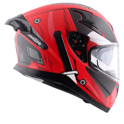 Axor Apex Marvel Deadpool Dull Red Black Helmet
