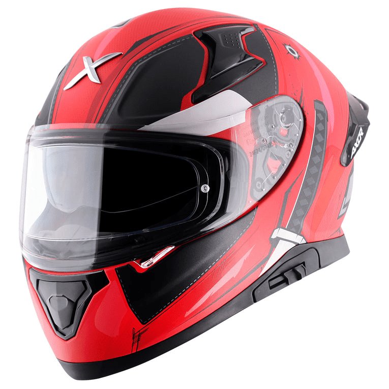 Axor Apex Marvel Deadpool Dull Red Black Helmet