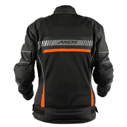 Axor Black Orange Diva Bike Riding Jacket