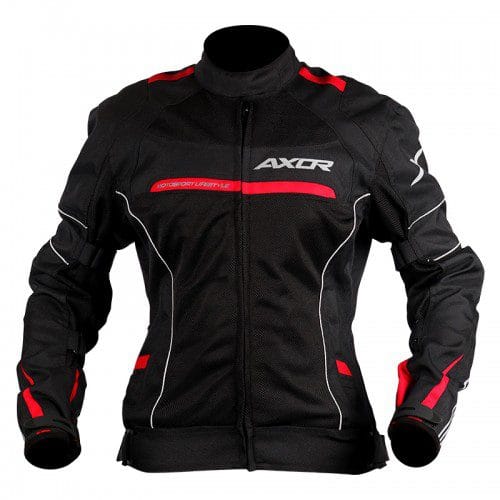 Axor Black Red Diva Bike Riding Jacket