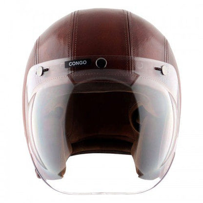 Axor Retro Jet Leather Congo Helmet