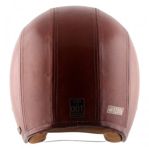 Axor Retro Jet Leather Timber Helmet