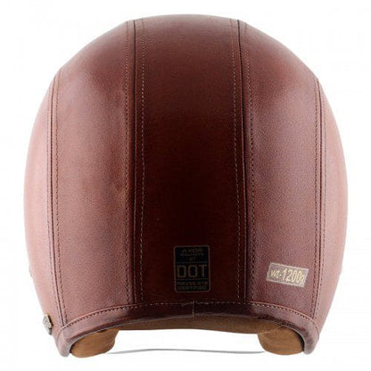 Axor Retro Jet Leather Timber Helmet