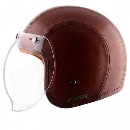 Axor Retro Jet Leather Timber Helmet