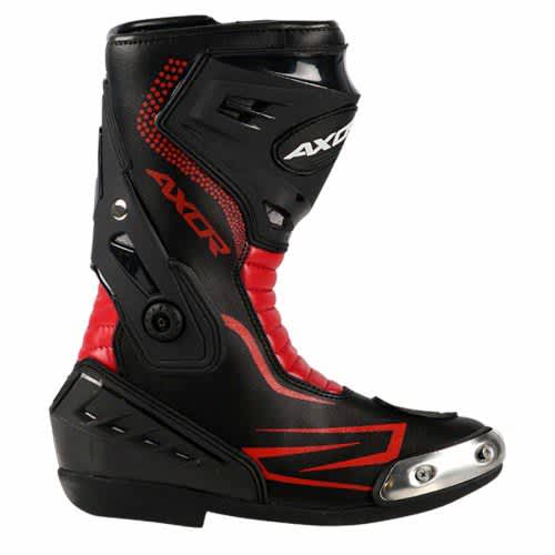 Axor Slipstream Black Red Riding Boots 