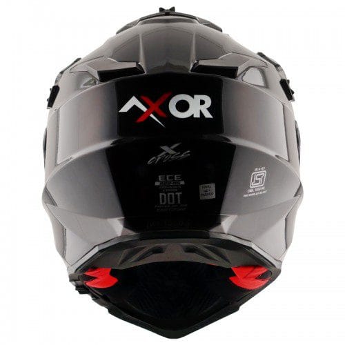 Dual Visor SC Helmet-Black Red