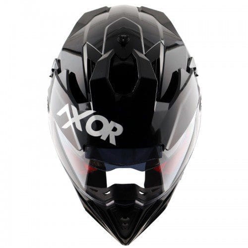 Dual Visor SC Helmet-Black Red