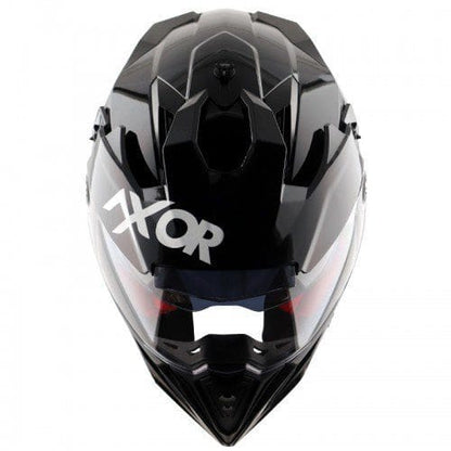 Dual Visor SC Helmet-Black Red