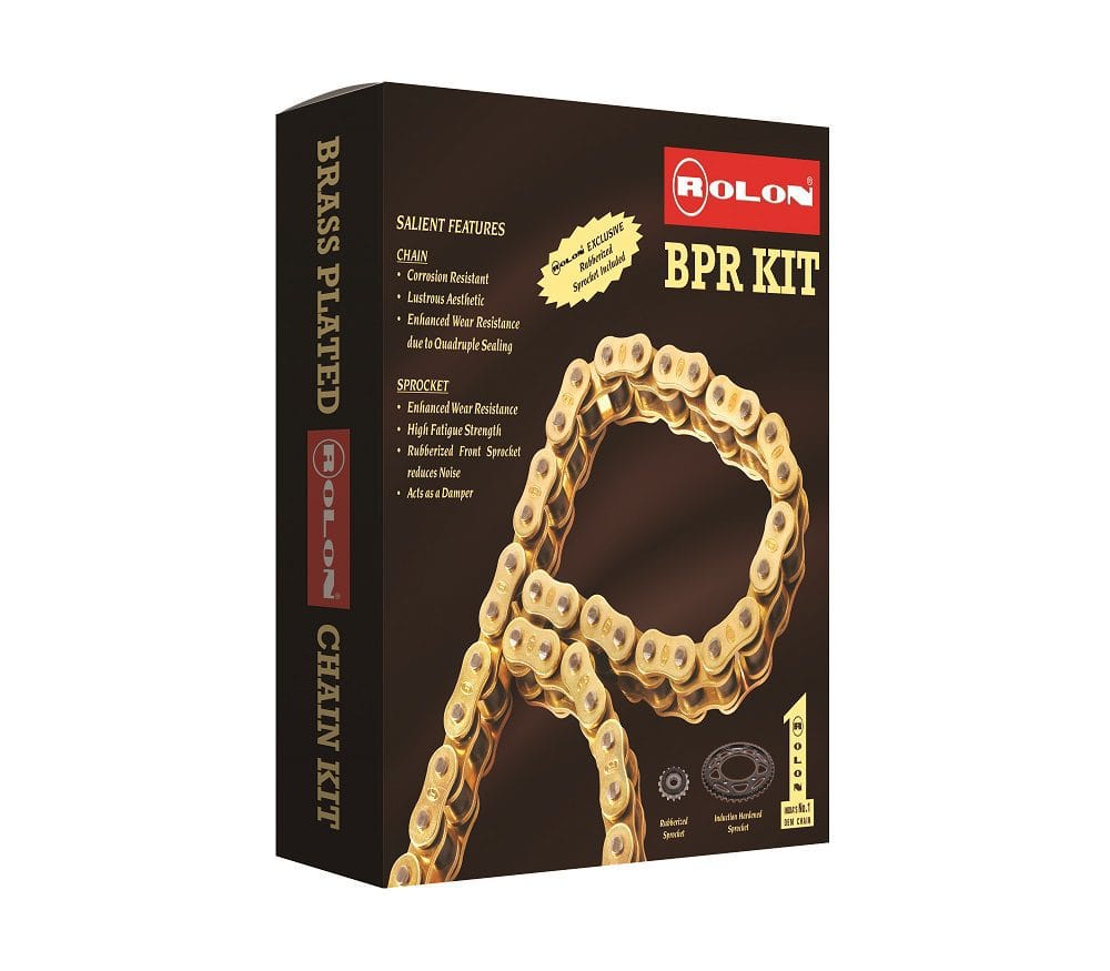 Rolon Brass Chain Sprocket Kit for NINJA 650R