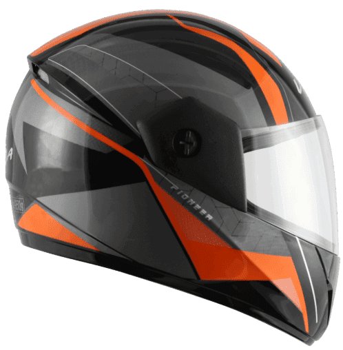 Vega Cliff Pioneer Black Orange Helmet