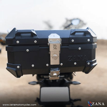 ZANA - Universal Top Box Aluminium Black ( 22ltr ) L-flat ZI-TB-001