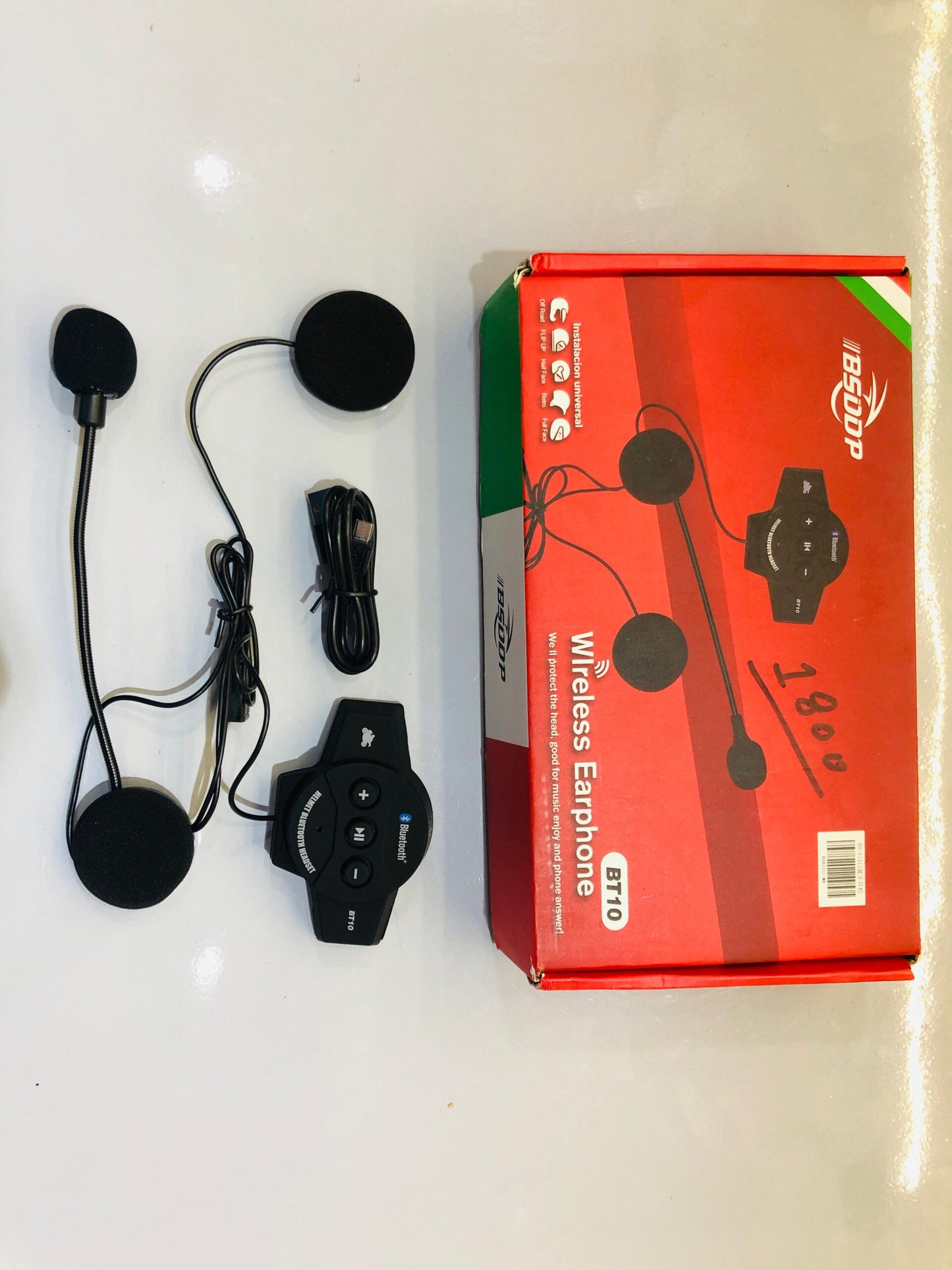 BSDDP BT-10 Motorcycle Helmet Bluetooth Earphone