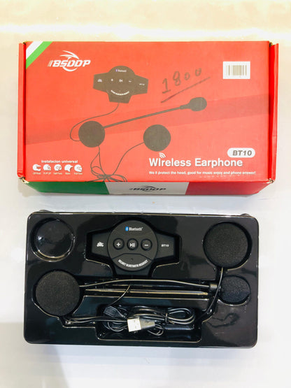 BSDDP BT-10 Motorcycle Helmet Bluetooth Earphone