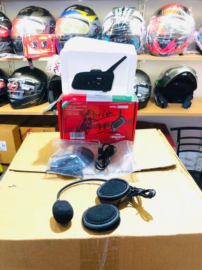 BSDDP Intercom Motorcycle Helmet Bluetooth Earphone