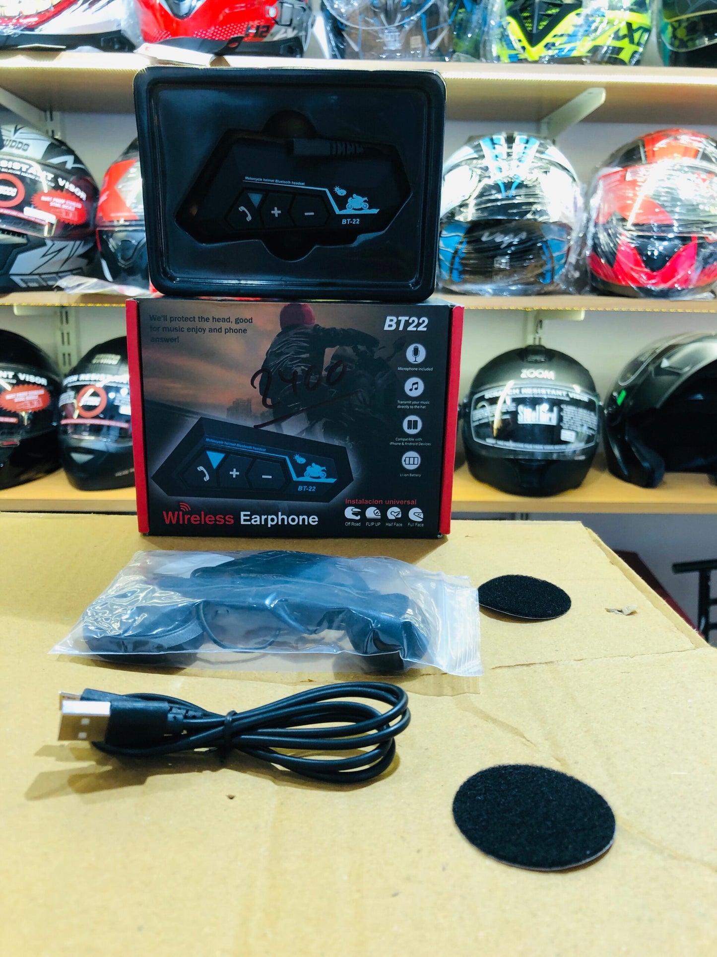 BSDDP BT22 Motorcycle Helmet Bluetooth Earphone