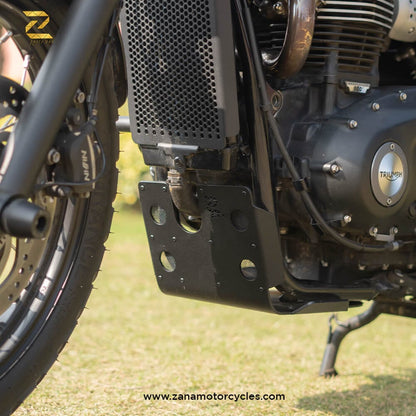 Black Bash Plate for Triumph Street Scrambler
