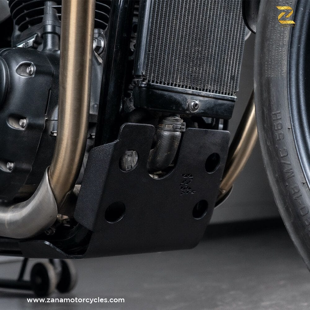 Black Bash Plate for Triumph Street Scrambler